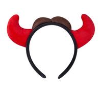 Fascia regolabile in corno da diavolo, morbida e leggera, accessorio per capelli, per feste in costume, adatto ai viaggi, per Halloween