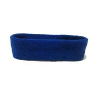 Fascia regolabile per la testa, per lavare il viso, trucco, sudore, antiscivolo, elastica, lavabile, fascia per capelli sportiva (blu reale)