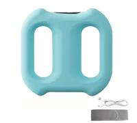 Fascia Ring Massager with Belt, Multifunctional Full-Body Vibrating Fascia Ring, Belly Fat Massager, Lymphatic Drainage/Anti Cellulite, Muscle Relief Body Massager (Blue)