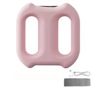 Fascia Ring Massager with Belt, Multifunctional Full-Body Vibrating Fascia Ring, Belly Fat Massager, Lymphatic Drainage/Anti Cellulite, Muscle Relief Body Massager (Pink)