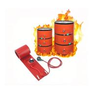 Fascia Riscaldante For Fusti In Metallo For Secchio Da 55 Galloni - Riscaldatore For Secchio In Silicone - Cuscinetto Riscaldante For Fusti Di Olio E Miele In Silicone - Riscaldatore(200L 174*12.5CM)