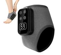 Fascia Riscaldante Per Caviglia - Massaggiatore Intelligente Per Caviglia 13,78 Pollici | Cuscinetto Riscaldante Neoprene A 5 Livelli, 7,5W, Porta Di Ricarica Type-C Per Casa, Viaggi E Cura Dei Piedi