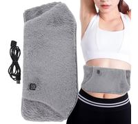Fascia Riscaldante Per Crampi Mestruali | 3 Livelli Fascia Elettrica Con Tasche Per Le Mani - Riscaldante Per Schiena Bassa E Pancia - Per Donne Ragazze E Mamme Per Crampi Mestruali Mal Di Schiena E D
