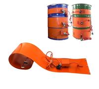 Fascia riscaldante per fusti, Cintura in silicone for riscaldatore a tamburo dell'olio con digitale o termostato 30-130 ° C. Dimensioni multiple(Digital,100L 1200x250 1500W)