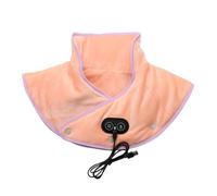 Fascia Riscaldata per Collo e Spalle -, Supporto per Massaggio a Vibrazione, Cuscinetto Elettrico Regolabile | Dispositivo per Terapia di Riscaldamento Rapido, Rilassante Muscolare per la Schiena per