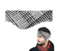 Fascia scalda Orecchie, Copriorecchie Invernali Elasticizzati Fascia Sportiva da Corsa Paraorecchie Caldi in Morbido Pile Lavorato a Maglia per Uomini e Donne Quando fa Freddo (Nero Grigio)
