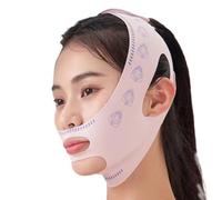 Fascia snellente per il viso - Riduttore per doppio mento | Cintura per il lifting del viso con maschera forma di V Chin UP da donna | Comodo dispositivo dimagrante per il viso Riduttore di grasso