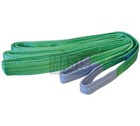Fascia di Sollevamento 2000 kg. Verde Lung. 4 mt Larg. 7,5 cm.