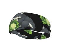 Fascia sportiva alla moda WHJSHOP Vegetarian wolf stampato fasce assorbire il sudore per uomini e donne