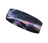 Fascia sportiva assorbente del sudore, alla moda, antiscivolo, con stampa Time and Space Rift, accessori estivi, fascia elastica adatta per palestra, calcio, yoga, corsa, escursionismo