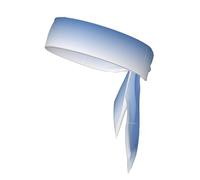 Fascia sportiva blu testurizzata sfumata su entrambi i lati, traspirante, traspirante, traspirante, per corsa, tennis, ciclismo