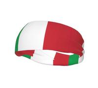 Fascia sportiva con bandiera dell'Italia Ultimate Performance, elastica, traspirante e traspirante, per uomo e donna