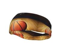 Fascia sportiva decorativa per il sudore AEKGOHP Basketball Arena, elastica, traspirante, morbida e traspirante, fascia per uomini e donne