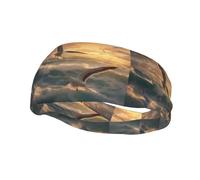 Fascia sportiva decorativa per il sudore YYHWHJDE Seagull che vola sopra il mare Stampe, elastica, traspirante, morbida e traspirante, fascia per uomini e donne