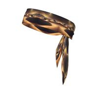 Fascia sportiva double-face, per uomo e donna, per fitness, corsa, yoga, deserto del Sahara, assorbe il sudore