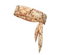 Fascia sportiva double-face, per uomo e donna, per fitness, corsa, yoga, giraffa, madre e bambino, assorbe il sudore