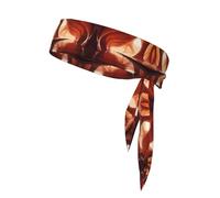 Fascia sportiva double-face, progettata per ciclismo, corsa e fitness, stampe Desert Architecture