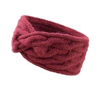 Fascia sportiva for donna e uomo, elastica, antiscivolo, for allenamento, cura della pelle, regolabile, for fitness, yoga e corsa, set di fasce for capelli for il lavaggio del viso(Rose red 2PCS)