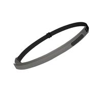 Fascia sportiva per capelli, fascia per il sudore con grondaia di drenaggio, in silicone traspirante, per lo sport contro il sudore negli occhi, sottile fascia fitness