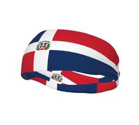 Fascia sportiva stampata della Repubblica Dominicana, blocca rapidamente la sudorazione, adatta per fitness e sport nel tempo libero