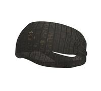 Fascia sportiva traspirante con design stampato con geroglifici egizi antichi adatti per la corsa e gli allenamenti in palestra