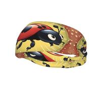 Fascia sportiva versatile BROLEO Seven Star Ladybird Picture - Fascia elastica e traspirante per yoga, fitness