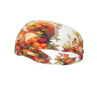 Fascia sportiva versatile per il sudore YYHWHJDE scoiattolo che ruba frutta, fascia elastica e traspirante per yoga, fitness