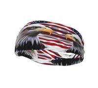 Fascia sportiva versatile YYHWHJDE American Bald Eagle Pattern - Fascia elastica e traspirante per yoga, fitness