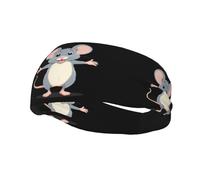 Fascia sportiva versatile YYHWHJDE che abbraccia il topolino con stampe - fascia elastica e traspirante per yoga, fitness