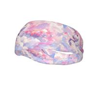 Fascia sportiva versatile YYHWHJDE Crown unicorno sulle nuvole bianche Stampe - Fascia elastica e traspirante per yoga, fitness