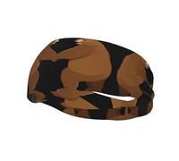 Fascia sportiva versatile YYHWHJDE Grizzly orso che si tiene per mano Stampe - Fascia elastica e traspirante per yoga, fitness