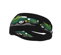 Fascia sportiva versatile YYHWHJDE Little alligator on the car prints - elastico e traspirante fascia per yoga fitness