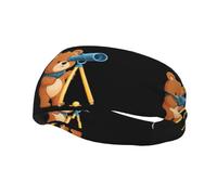 Fascia sportiva versatile YYHWHJDE Little Bear looking at the sky Prints, fascia elastica e traspirante per yoga, fitness