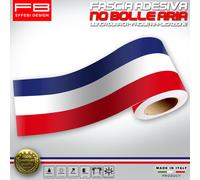Fascia Striscia Adesiva Bandiera Francia Flag France Stripes HQ