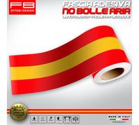 Fascia Striscia Adesiva Bandiera Spagna Flag Spain Stripes Auto Moto Camion HQ