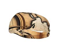 Fascia tergisudore sportiva versatile YYHWHJDE Compass e Old World Map Pattern - Fascia elastica e traspirante per yoga, fitness