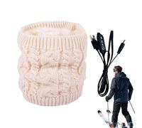 Fascia termica a maglia elettrica: scaldacollo, copertura per il viso della sciarpa, accessorio caldo invernale con tessuto morbido, categoria abbigliamento e , meteo, autunno, sci, snowb