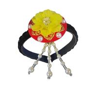 Fascia tradizionale coreana fatta a mano con fiore di conchiglia, elegante accessorio per capelli per donne, spettacoli culturali, festival, matrimoni e abbigliamento casual