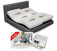 Fascia Unisci Materassi Singoli in Matrimoniale - Bed Bridge Connettore con Cinghie Regolabili - Kit Ponte per Unire Due Materassi e Tenere Uniti - Extra Strong Installato in 2 Minuti