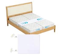 Fascia Unisci Materassi Singoli in Matrimoniale,Kit Unisci Materassi 230 x 50 cm,Bed Bridge Connettore con Cinghie Regolabili,Letto Ponte Fascia e Cinghia per Unire Due Materassi Singoli