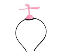 Fascia unisex per capelli con mulino a vento, leggera, elastica, versatile parodia - accessorio per uomini e donne, comodo da indossare tutti i giorni, feste, rosa