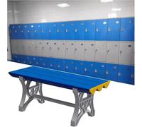 Fasciatoio a doghe in plastica ABS impermeabile, sgabello per palestra, bagno, spogliatoio, piscina pubblica, versatile, facile da pulire, design salvaspazio