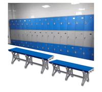 Fasciatoio impermeabile, in plastica ABS resistente, sgabelli per palestra, bagno, spogliatoi e piscina pubblica, set di 5 per abbigliamento e scarpe