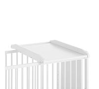 Fasciatoio in legno Maya culla da 120 x 60 cm o maxicuna da 140 x 70 laccato bianco con vernice ad acqua CoolDreams