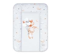 Fasciatoio neonato 70x50 cm - materassino portatile universale lavabile e impermeabile su cassettiera lavatrice e tavolo cuscino da viaggio tappetino materasso Coniglio