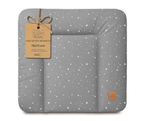 Fasciatoio neonato 75 x 72 cm - materassino portatile universale lavabile e impermeabile su cassettiera lavatrice e tavolo cuscino da viaggio tappetino materasso Oeko-Tex Galassia B