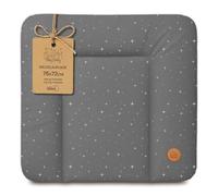 Fasciatoio neonato 75x72 cm - materassino portatile universale lavabile e impermeabile su cassettiera lavatrice e tavolo cuscino da viaggio tappetino materasso Galassia B