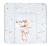 Fasciatoio neonato 85x72 cm - materassino portatile universale lavabile e impermeabile su cassettiera lavatrice e tavolo cuscino da viaggio tappetino materasso Coniglio