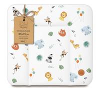 Fasciatoio neonato 85x72 cm - materassino portatile universale lavabile e impermeabile su cassettiera lavatrice e tavolo cuscino da viaggio tappetino materasso Safari