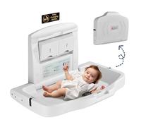 Fasciatoio per bambini, fasciatoio, montaggio a parete, per uso commerciale, fasciatoio, fasciatoio orizzontale, con cinghia di sicurezza, per ristorante, asilo nido, bagno